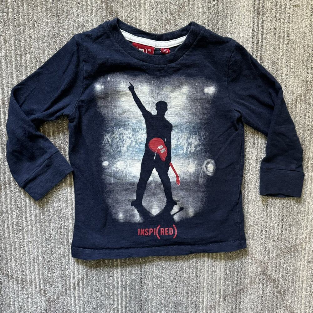 * Gap 2T Inspi(red) Collaboration Longsleeve Rock & Roll Guitar Shirt